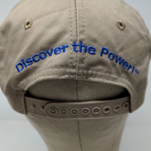 Beck's Seeds Men's Snapback Hat Tan Blue Adjustable Embroidered Logo - Picture 9 of 12